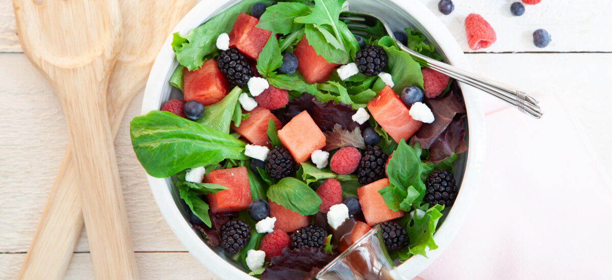 Watermelon, Feta, and Basil Salad