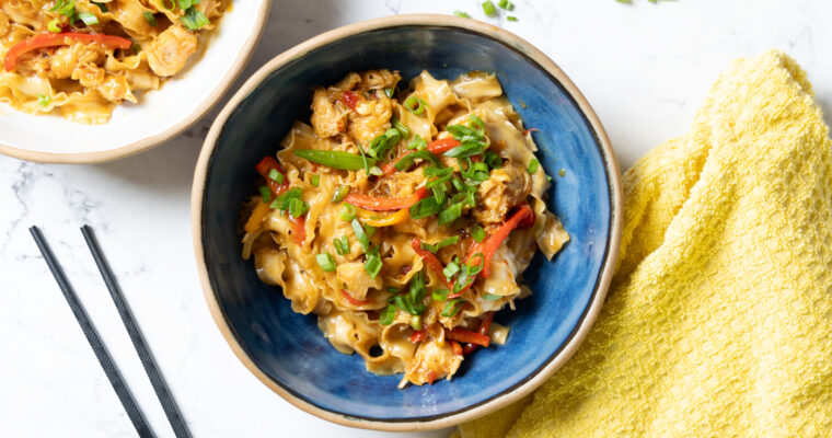 Chili Garlic Chicken Noodle Bowl