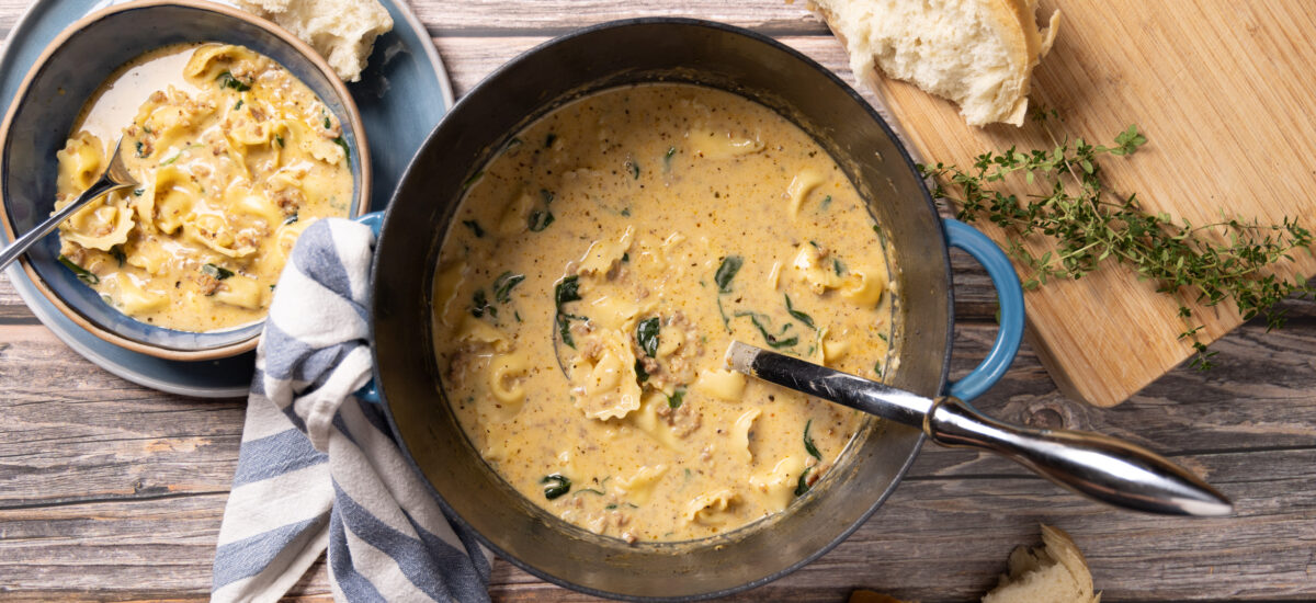 Sausage Tortellini Soup
