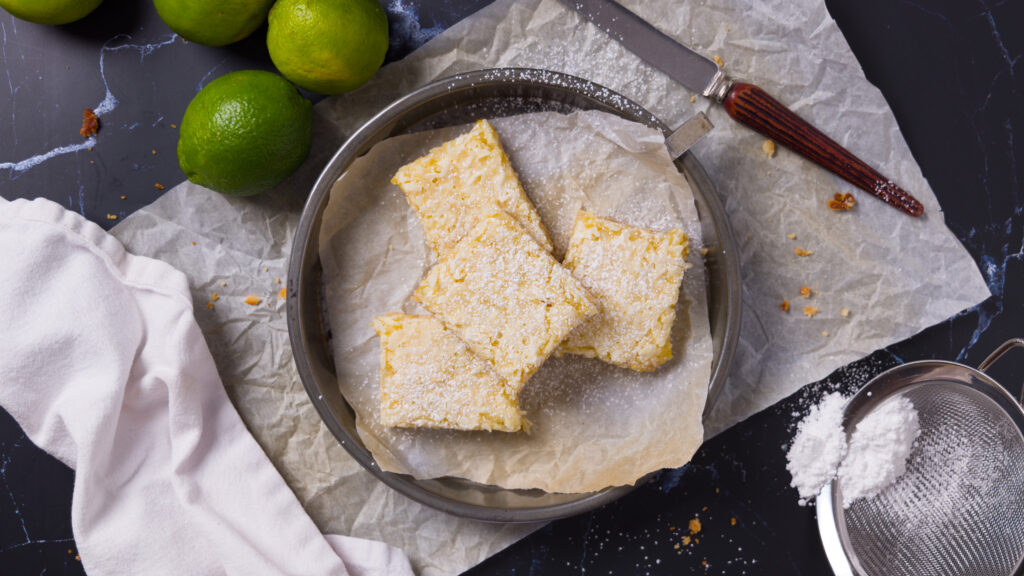 coconut lime bars