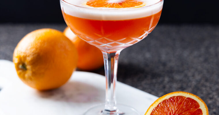 Blood Orange Negroni Sour