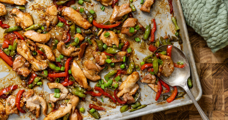 Sheet Pan Chili Garlic Chicken