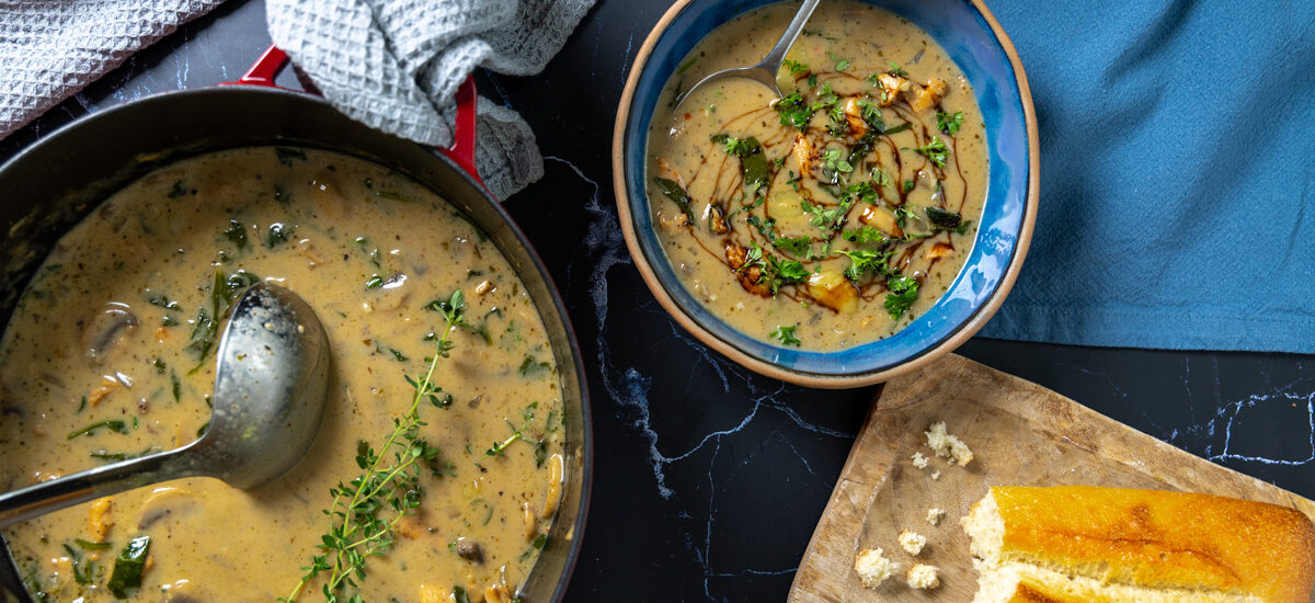 Chicken Marsala Gnocchi Soup