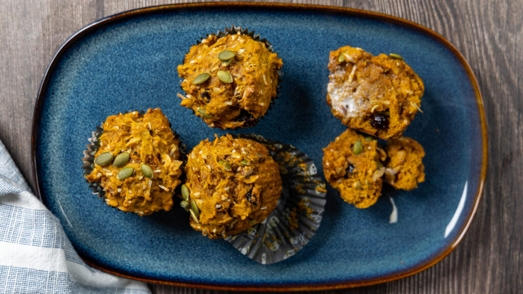 Pumpkin Morning Glory Muffins