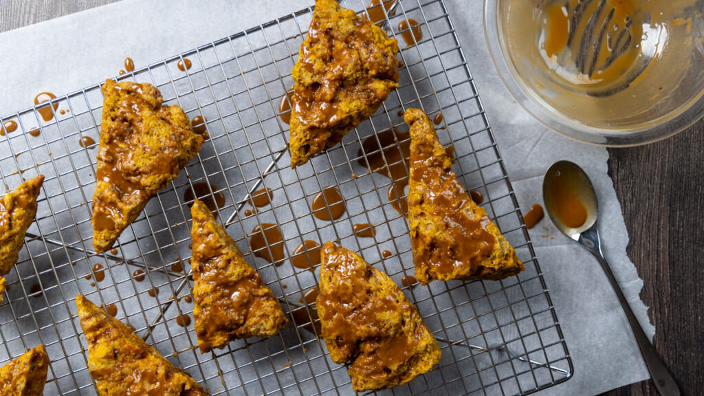 Pumpkin Spiced Latte Scones
