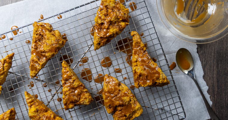 Pumpkin Spiced Latte Scones