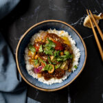 Sheet pan orange cashew chicken