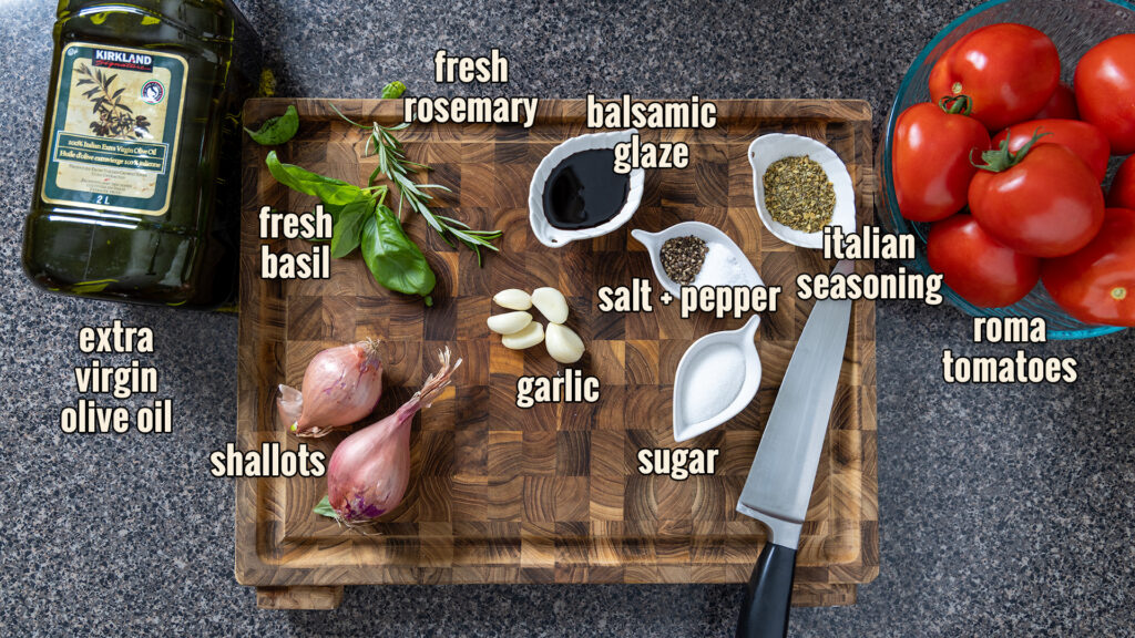 roasted tomato sauce ingredients